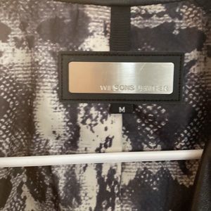 Leather jacket size med black in excellent condition